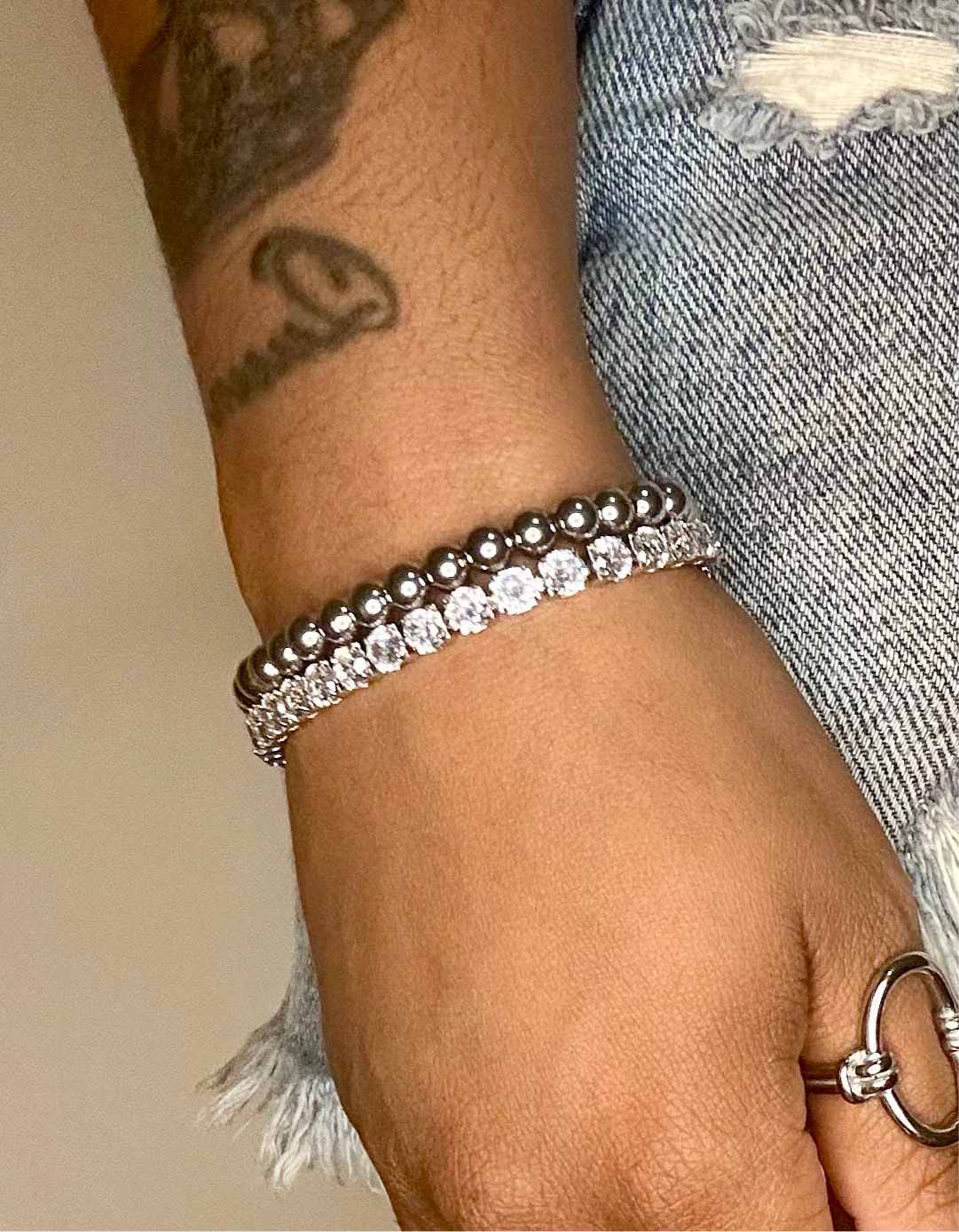 Tennis Bracelet -Rhinestone