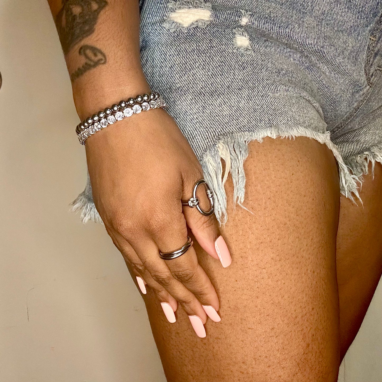 I Owe You - Silver Oval Ring