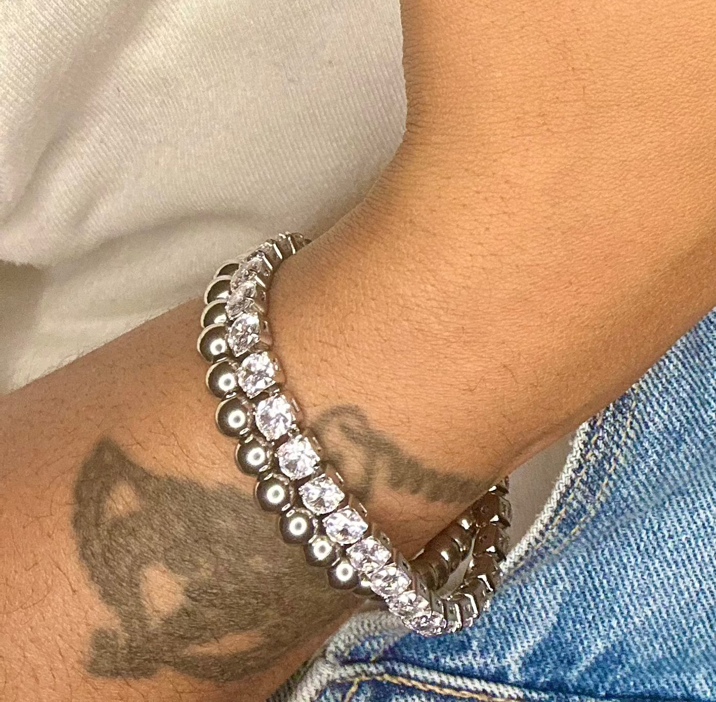 Tennis Bracelet -Rhinestone