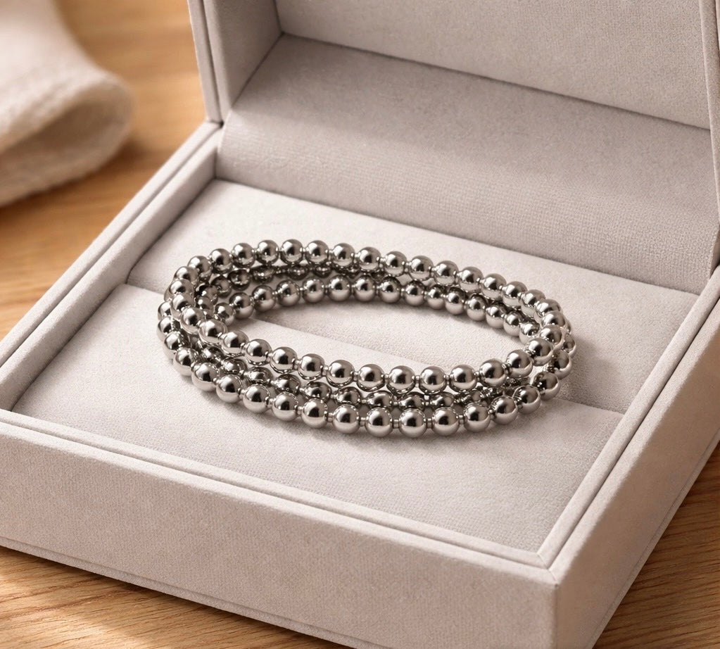 Polaris Beaded Stretch Bracelet
